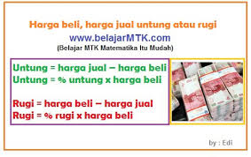 Menghitung Harga Beli Harga Jual Untung Atau Rugi
