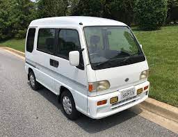 No Reserve 1990 Subaru Sambar 4wd 5-speed Subaru 4wd Mini Trucks 4x4