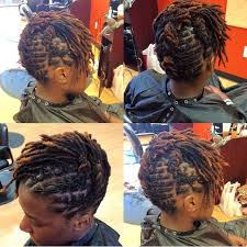 Short hair is more cost efficient: Short Locs Style Of The Week Short Locs Hairstyles Hair Styles Dreadlock Hairstyles