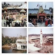 1955 Attraction Open Included King Arthur Carrousel Mad Tea Party Main Street Cinema Fire House Penny Ar Sleeping Beauty Castle House Fire Disneyland Park