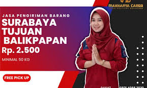 2.200/kg charge min 50kg, pengiriman barang via laut, udara, . Ekspedisi Surabaya Balikpapan Termurah Rp 2 500 Gratis Jemput Barang