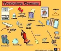 Limpieza Vocabulario En Ingles Clase De Ingles Aprender Ingles