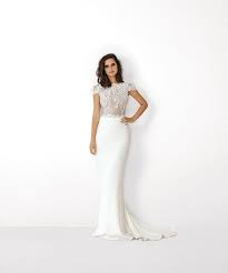 Sleek Silk Mira Mandic S Contemporary Wedding Dress Collection Onefabday Com Ireland Wedding Dresses Contemporary Wedding Dress Wedding Dress Guide