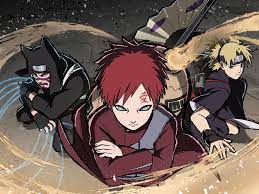 For whatever reason, kankuro and temari were not eligible which leads me to believe gaara might have been concieved solely to be a jin. New Gaara Temari Kankuro Ninja Tribes Art By Dp1757 On Deviantart