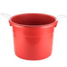 Bags play an integral part in every woman's life. Continental 8119rd Huskee Red Tub With Rope Handles 17 X 16 3 4