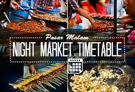 Taman megah ria, jalan jelatang. Pasar Malam Night Market Timetable Johor Now