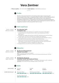 Need help writing your resume? Purchasing Clerk Resume Sample Kickresume