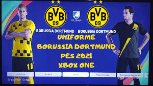 الدوري الالماني ⏰ يوم المباراة : Uniforme Borussia Dortmund Pes 2021 Xbox One Youtube