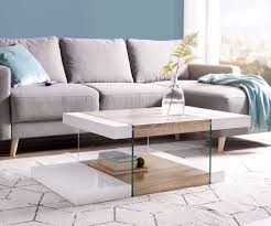 Couchtisch Henora 110x58 Weiss Hochglanz Eiche Sonoma Dekor Mobel Tische Couchtische Wohnzimmertische Wohnzimmertisch Wohnzimmer Tisch Weiss