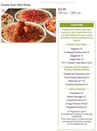 Request information from other similar providers. Online Menu Of Olive Garden Italian Restaurant Restaurant Salinas California 93906 Zmenu
