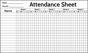 Using a printable attendance sheet allows you to effectively know which employees or students had attended and which of them didn't show up. Attendance Printable Sheet Template Postermywall