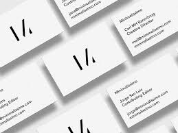 There are still plenty of creative ways to experiment (like unexpected color. 20 Minimalistic Business Card Designs For You To See Naldz Graphics