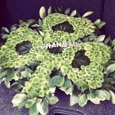 Funeral Shamrock Sympathy Flowers Floral Wreath Shamrock
