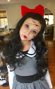 Broken Doll Halloween Makeup Doll Halloween Costume Scary Doll Costume Creepy Doll Halloween Costume