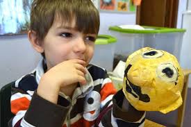 Child Development Center puppets taking shape