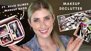 Makeup DECLUTTER & ORGANIZATION 2021 // Ft. ALLIE GLINES Makeup Bags