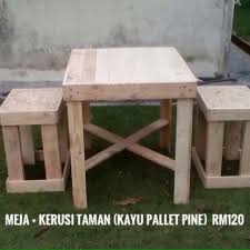 Check spelling or type a new query. Meja Kerusi Palet Kayu Pine Home Furniture Others On Carousell