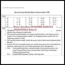 Mar 06, 2017 · kunci jawaban b.indonesia mandiri erlangga kelas 9 latihan mandri 1 a. Jual Jual Murah Buku Mandiri Erlangga Bahasa Indonesia Kelas 8 Smp Kunci Jawaban Di Lapak Hidayatusfiz Bukalapak