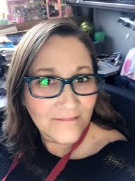 Mandi Rectangle Brown Striped Full Rim Eyeglasses