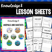 Ckla Knowledge 8 Lesson Sheets Animals And Habitats Lesson Lessons Activities Knowledge