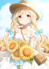 11 Anime mùa hè ý tưởng | anime, mùa hè, hoa hướng dương