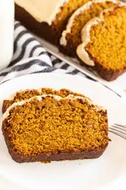 While the bread bakes, mix together the powdered sugar and maple syrup. Pumpkin Bread With Maple Glaze Tornadough Alli