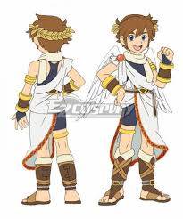 Kid Icarus Uprising Pit Cosplay Costume No Wings Uprising Icarus Kid Personajes Arte