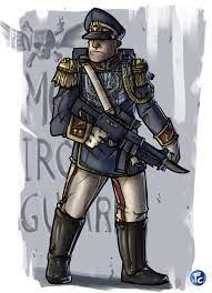 I like drawing — Mordian Iron Guard