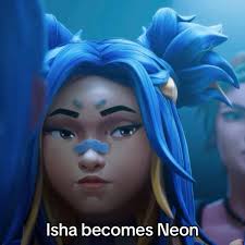Isha and Neon Arcane