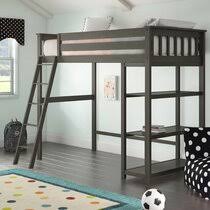 We got this loft bed to go over an existing queen bed and it fit perfectly. Teen Bunk Loft Beds Sale Through 08 02 Wayfair