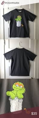 Uniqlo Kaws X Sesame Streets Oscar Tee Uniqlo Tees Clothes Design