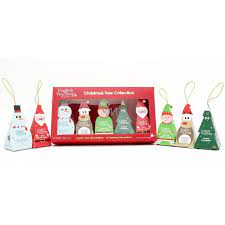 Each gift contains 48 tea bags, 4 each of the 12 varieties: English Tea Shop Christmas Tree Collection Richmond S British Food Shoop