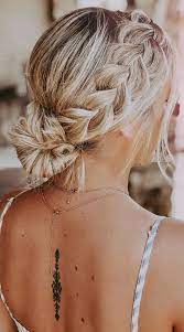 For this look, start off with a regular braid near the top or side of your head. Cute Braided Hairstyles To Rock This Season Crown Braid Bun Hairstyle