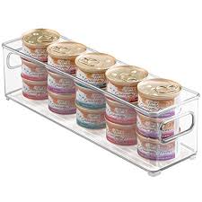 Mdesign Canned Cat Food Organizer Bin For Pet Storage Long Clear You Can Find More Details By Visiting Food Animals Recipe Organization Cat Food Storage