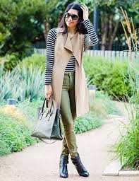 Beige, tan and camel are great neutral tones and they go with many colors, especially blue! What To Wear With Olive Green Pants