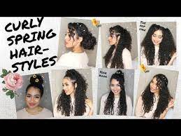 7 Spring Summer Hairstyles For Naturally Curly Hair By Lana Summer Youtube Curly Hair Styles Naturally Curly Hair Styles Naturally Curly
