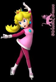 Princess peach is injured, or in danger of losing all of her health. Peach Figure Skating Olympics Super Mario Bros Princess Peach Mario Party
