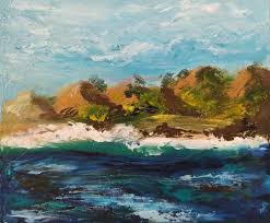 View a selection of retouched classical and vintage art reproductions, available for sale. Landscape Wild Coast Of South Africa Painting By Olga Nikitina Saatchi Art