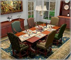 Jacobean expandable wood dining table & 6 chairs custom tble pads made in italy. Second Life Marketplace Dinner Party Dining Set For 6 Jacobean Trestle Table Mesh
