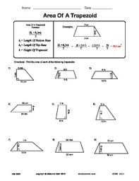 Finding The Area Of A Trapezoid College Info Triangle Worksheet Accounting Degree