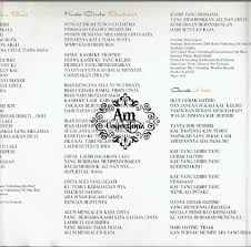 Bimbing kami menjadi hambamu yang. Am Collectionz Cd Inlay Lirik Facebook