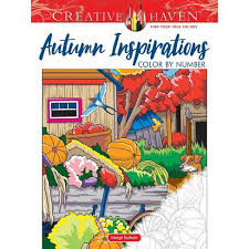 Barron's book of fun and learning: Creative Haven Autumn Inspirations Color By Number Creative Haven Coloring Books By George Toufexis Paperback Target