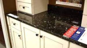 Timeless white cabinet kitchen with 'emerald pearl' granite tops. Emerald Pearl Granite Counter Top Youtube