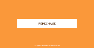 A heat of a competition , esp in rowing or fencing , in which eliminated contestants have. Repechage Definition De Repechage La Langue Francaise
