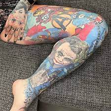 See more ideas about comic tattoo, tattoos, cool tattoos. I Spent 50k Covering My Body In Tattoos Of Son S Favourite Comic Characters Todayuknews