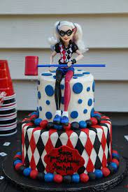 I have a feeling some harley quinn loving fan had a great birthday! Officially Licensed Merchandise Brand Partners Zazzle Superhero Birthday Party Superhero Girls Birthday Girl Bday Party