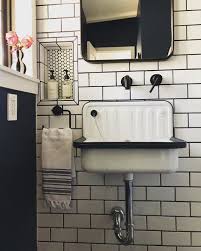 Alape Bucket Sink With Navy Trim Rejuvenation Bathrooms Remodel Bucket Sink Bathroom Inspiration