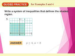 7 6 Solve Systems Of Linear Inequalities Example
