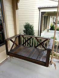 Easy 50 Diy Porch Swing Bed Plans Ideas On A Budget Decorecent Diy Porch Swing Bed Rustic Porch Swing Diy Porch Swing
