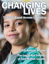 Legal Aid Society of San Mateo County Annual Report 2015